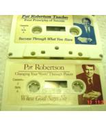 Audio Pat Robertson teaches-2 Cassettes 700 Club Sucess Through What you... - €3,22 EUR