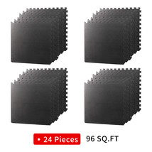 24Pcs Puzzle Exercise Floor Mat Interlocking Eva Foam Tile 6 Piece 24&#39;&#39;L... - £144.25 GBP