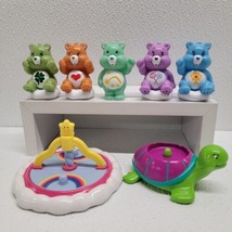 Care Bear Care-a-Lot Playground Merry-go-round And Sea Turtle With 5 Bears - £23.73 GBP