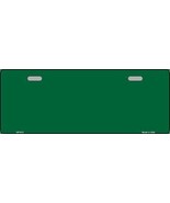 Solid Green Novelty Half License Plate - £14.34 GBP