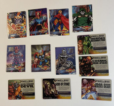 Marvel 1995 Mission Cards Infinity Gauntlet 7 Daily Bugle 5 - £17.83 GBP