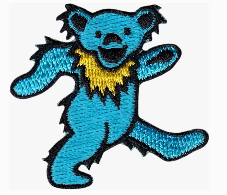 Grateful Dead Mini Dancing Bear Embroidered  Patch  NEW - £3.92 GBP