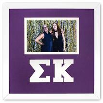 Sigma Kappa Sorority Friendship Frame Purple &amp; White 10x10 Licensed Photo Frame  - £20.58 GBP
