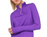 NWT Ladies BELYN KEY ORCHID PURPLE BK Mock Long Sleeve Golf Shirt S M &amp; L - £39.22 GBP