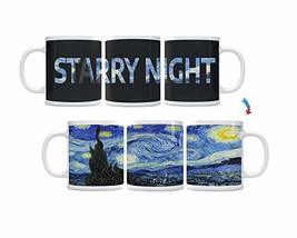 Color Changing! Starry Night ThermoH Exray Ceramic Coffee Mug - $12.73