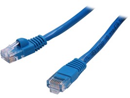 C2G 15212 25ft Cat5E 350 MHz Snagless Patch Cable - Blue - £33.80 GBP