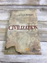 Sid Meier&#39;s Civilization III Instruction Manual Paperback Book - £5.31 GBP