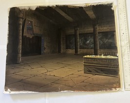 Fangface Animation Cartoon Original Painted Background Production Art Tomb - £139.84 GBP