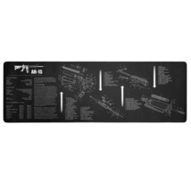 Universal Gun Cleaning Mat For AR 36&quot;x12&quot; Armorers Build Bench Mat Gunsm... - £11.25 GBP