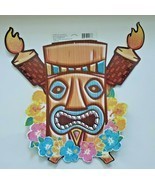 Vitnage Hallmark Tiki Glitter Luau Tropical Summer Party Decoration Wall... - £10.17 GBP