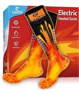 5000mAh Rechargeable Heated Socks for Men and Women 6-13 - $30.00