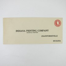 US Postal Stationery Indiana Printing Company Crawfordsville 2 cent Antique - £7.85 GBP