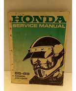 1985 86 87 88 Honda XR80R XR100R Service Manual  - €27,33 EUR