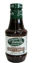Sticky Fingers Smokehouse Memphis Style Sweet &amp; Smokey Barbecue Sauce Pak Of 3 - £14.38 GBP