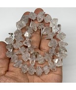 12-19mm, 40 Bds, 78.3g, Natural Terminated Diamond Quartz Beads Strand 1... - £62.95 GBP