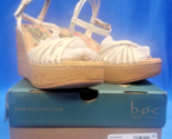 BOC Women's Catalina Wedge Sandal, Size 7, Cream, New In Box, Cute For S... - $43.55