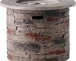 Christopher Knight Home Hoonah Circular MGO Fire Pit with Grey Top - 40,... - $967.99