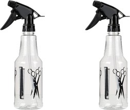 Spray Bottles Set of 2 Barber Shop Hair Salon Style Empty Water 16.9 Ounce - £6.72 GBP