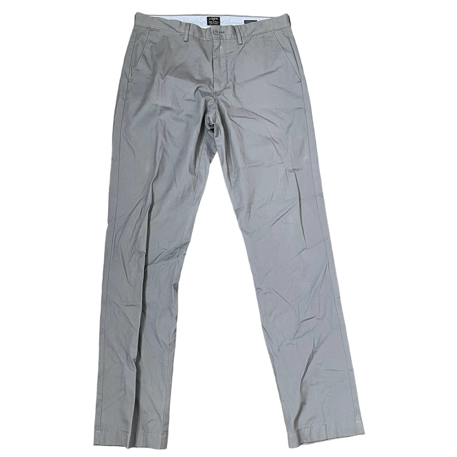 Primary image for J.Crew Sutton Summerweight Straight Chino Pants 100% Cotton Men 32x34 Gray