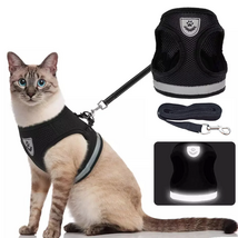 Cat Harness and Leash Set for Walking Adjustable Vest with Reflective St... - $23.34