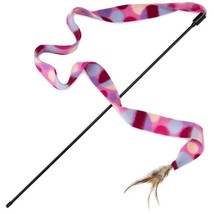 Interactive Teaser Wand Cat Toy with Feather - £12.77 GBP