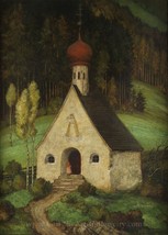 Child Entering the Chapel of Jesus and Mary – Matthäus Schiestl – Catholic Art P - $14.95+