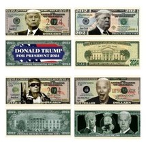 ✅ 1 Each Donald Trump 2024 Re-Election Let&#39;s Go Brandon FJB Dollars in Sleeve ✅ - £5.73 GBP