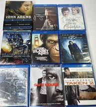 Mixed Lot Of 9 Blu-ray  DVDs, Jurassic World 3D Transformers Taken 2 and more - £19.03 GBP
