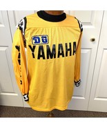 Vintage 70s Yamaha Motocross Jersey Sz Adult Large Mesh Nylon Motorcycle... - $191.47 CAD