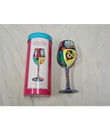 LOLITA handpainted wine glass   &quot;40 is the new 30&quot;    15 OZ. - £12.57 GBP