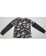 L) Jumping Beans Boys Camouflaged Long Sleeve Thermal T-Shirt Size 7 - £7.11 GBP