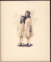 Martha Eaton Palmer Mack &amp; Sister Cabinet Photo of Pretty Girls - Groton, MA - £14.10 GBP