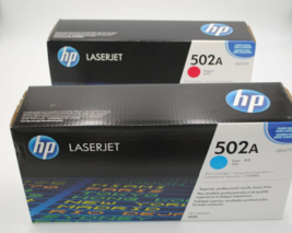 HP LaserJet 3600 Printer Cartridges for  502A Q6472A  Magenta / Q6471A C... - £70.12 GBP