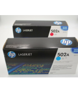 HP LaserJet 3600 Printer Cartridges for  502A Q6472A  Magenta / Q6471A C... - £69.98 GBP