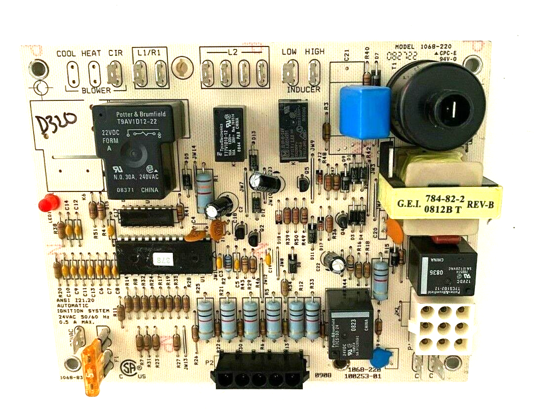 Lennox Armstrong 100253-01 Control Circuit Board 1068-220 used #D320** - $49.00