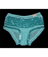 VTG CACIQUE Green Ruffled Body &amp; Leg Holes Boy Short Rumba Panties Wms 1... - $871.24 MXN