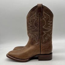 Shyanne Jeannie BBW55 Womens Brown Leather Pull On Western Boots Size 7.5 B - £47.36 GBP