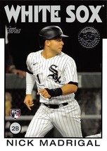 2021 Topps 1986 #86B-10 Nick Madrigal RC Rookie Card Chicago White Sox ⚾ - £0.69 GBP