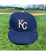 Kansas City Royals New Era MLB On-Field Cool Base 59FIFTY Fitted Hat 7 1/4 - £10.77 GBP