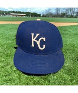 Kansas City Royals New Era MLB On-Field Cool Base 59FIFTY Fitted Hat 7 1/4 - £10.29 GBP