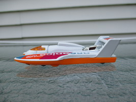 Hot Wheels, Hydroplane, White issued aprox 2000, Oceanics Research Vehicle - $76.14 MXN