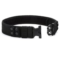 NEW Black Tactical EMT Security Police SWAT Duty Utility Belt - $9.46