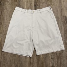 Izod Mens Casual or Dress Shorts ~ Sz 36 ~ Beige - £10.58 GBP