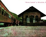 Shasta Limited &quot;Shosta&quot; Train at Depot Woodville Oregon OR 1912 DB Postc... - $35.59