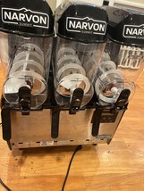 Narvon NSSM3 Stainless Steel Commercial Countertop 3 Head Slushie Machine - £1,556.98 GBP