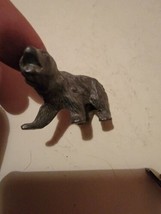 Vintage Fine Pewter Miniature Figure Figurine Collectible VTG Grizzly Bear - £11.75 GBP