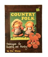 Country Folk Techniques for Sculpting &amp; Painting by Pat Olsen 1983 - $9.95