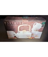 Marlboro Tea Set Kettle and 4 mugs Distinctive Set New Old Stock In Box  - £54.52 GBP