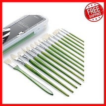 ARTIFY 15-Piece Professional Oil Paint Brush Set - No-Shedding Hog Bristle - $57.22