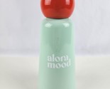 Alora Mood Aluminum Water Bottle Mid-Century Retro Look Mint Green &amp; Orange - £11.07 GBP